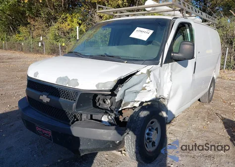 2011 Chevrolet Express 2500 Work Van from USA, damaged, VIN 1GCWGFCA3B1188023